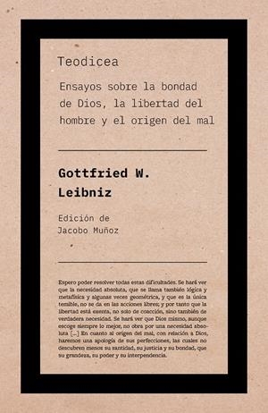Teodicea | Leibniz, Gottfried W. | Cooperativa autogestionària