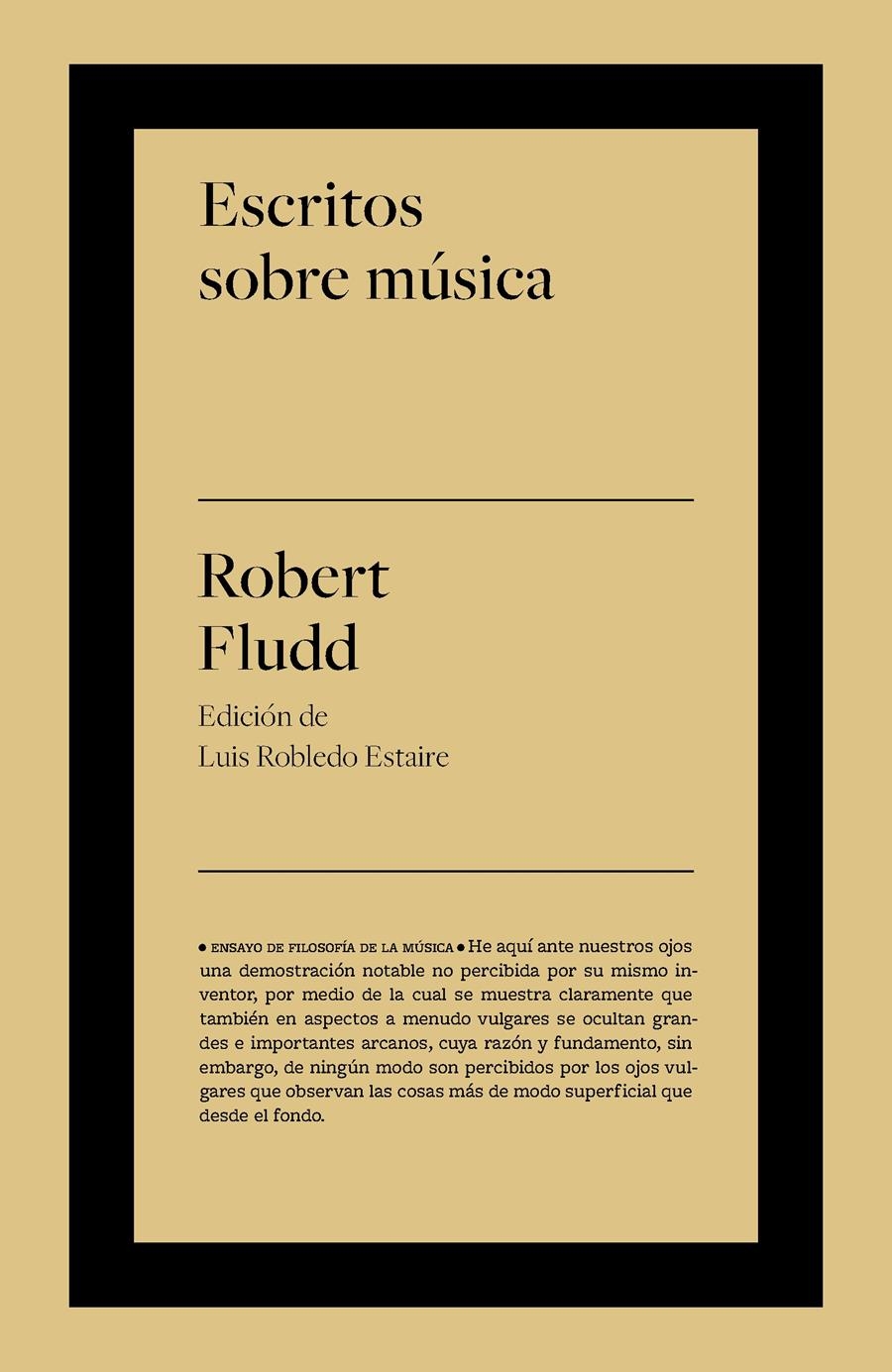 Escritos sobre música | Robert, Fludd