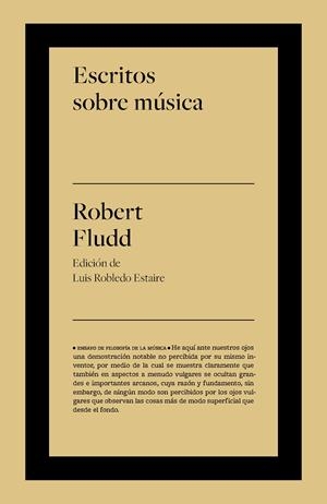 Escritos sobre música | Robert, Fludd