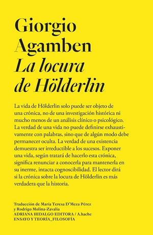 La locura de Hölderlin | Agamben, Giorgio