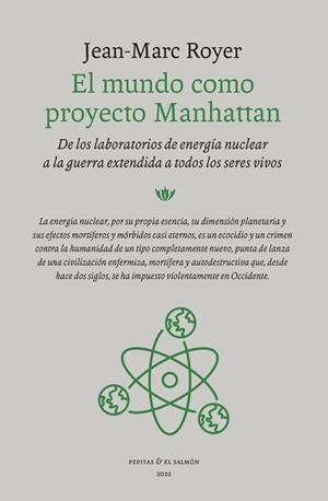 El mundo como proyecto Manhattan | Royer, Jean-Marc | Cooperativa autogestionària