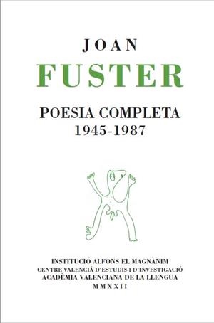 Poesia completa 1945-1987 | Fuster, Joan | Cooperativa autogestionària