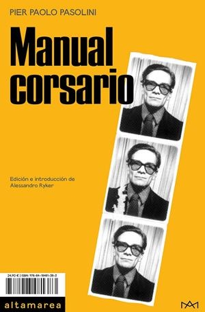 Manual corsario | Pasolini, Pier Paolo | Cooperativa autogestionària
