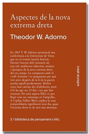 Aspectes de la nova extrema dreta | Adorno, Theodor W.