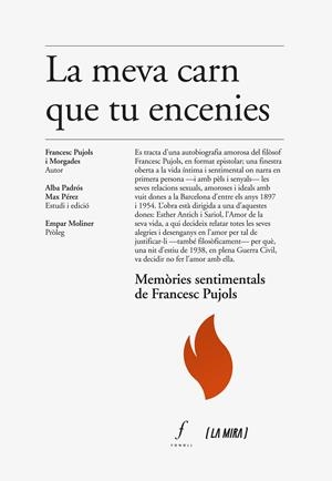La meva carn que tu encenies | Pujols i Morgades, Francesc | Cooperativa autogestionària