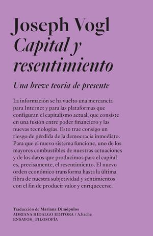 Capital y resentimiento | Vogl, Joseph