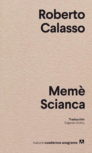 Memè Scianca | Calasso, Roberto | Cooperativa autogestionària