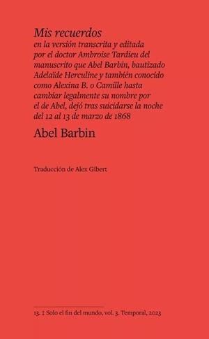 Mis recuerdos | Barbin, Abel | Cooperativa autogestionària