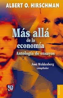 Más allá de la economía. Antología de ensayos | Hirschman, Albert | Cooperativa autogestionària