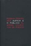 Sufrir en público | Fernández, Ferran | Cooperativa autogestionària