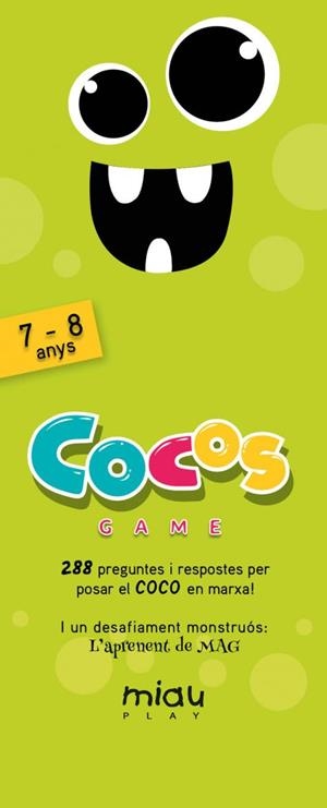 Cocos game 7-8 anys | Orozco, María José/Ramos, Ángel Manuel/Rodríguez, Carlos Miguel