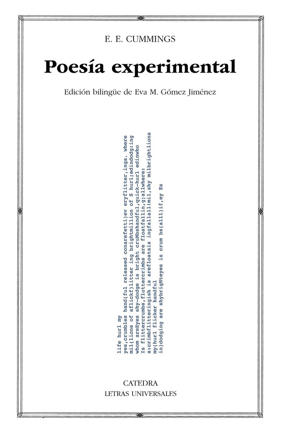 Poesía experimental | Cummings, E.E. | Cooperativa autogestionària