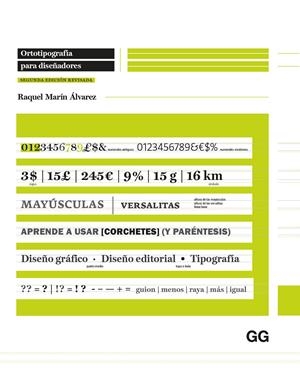 Ortotipografía para diseñadores | Marín Álvarez, Raquel | Cooperativa autogestionària