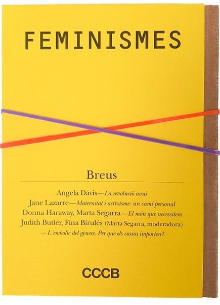 Feminismes | Davis, Angela/Butler, Judith/Birulés Bertran, Fina/Haraway, Donna/Segarra Montaner, Marta/Lazarre, J | Cooperativa autogestionària