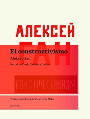 El constructivismo | Gan, Aleksei | Cooperativa autogestionària
