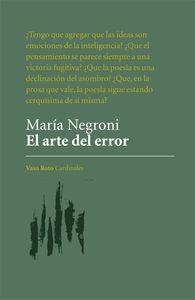 El arte del error | Negroni (Argentina), María
