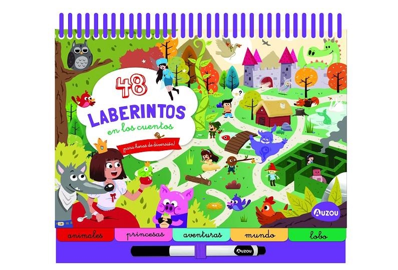 48 laberintos en los cuentos ¡para horas de diversión! | Ducrettet, Laurent | Cooperativa autogestionària