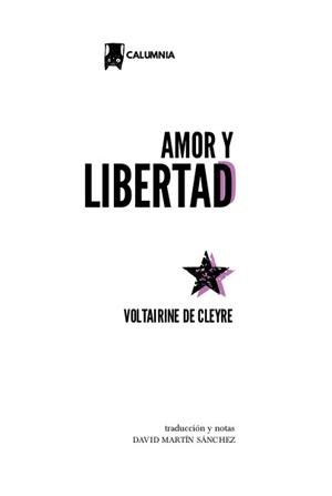 Amor y libertad | Voltairine de Cleyre | Cooperativa autogestionària