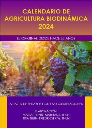 2024 Calendario de agricultura Biodinámica