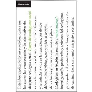 Claves del ecologismo social | VV. AA | Cooperativa autogestionària