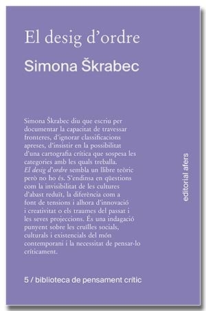 El desig d'ordre | Skrabec, Simona