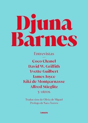 Entrevistas. Djuna Barnes | Barnes, Djuna | Cooperativa autogestionària