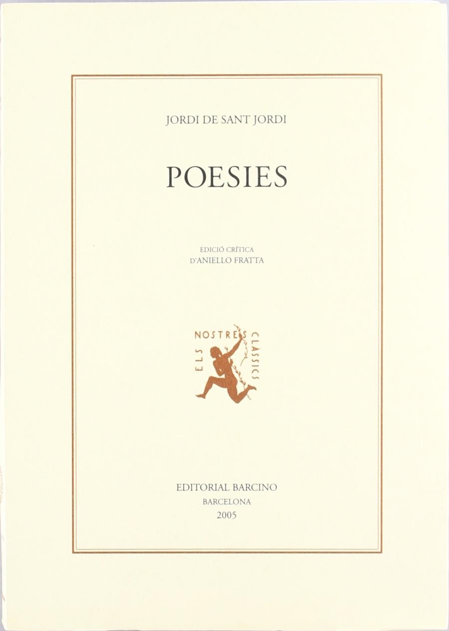 Poesies | Sant Jordi, Jordi de | Cooperativa autogestionària