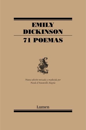 71 poemas (Nueva edición revisada) | Dickinson, Emily | Cooperativa autogestionària