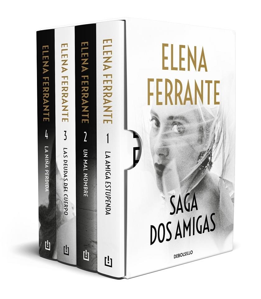 Saga Dos amigas (La amiga estupenda | Un mal nombre | Las deudas del cuerpo | La | Ferrante, Elena