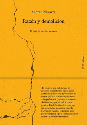 Razón y demolición | Navarra, Andreu | Cooperativa autogestionària