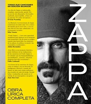 Frank Zappa.Obra lírica completa. | Zappa, Frank | Cooperativa autogestionària