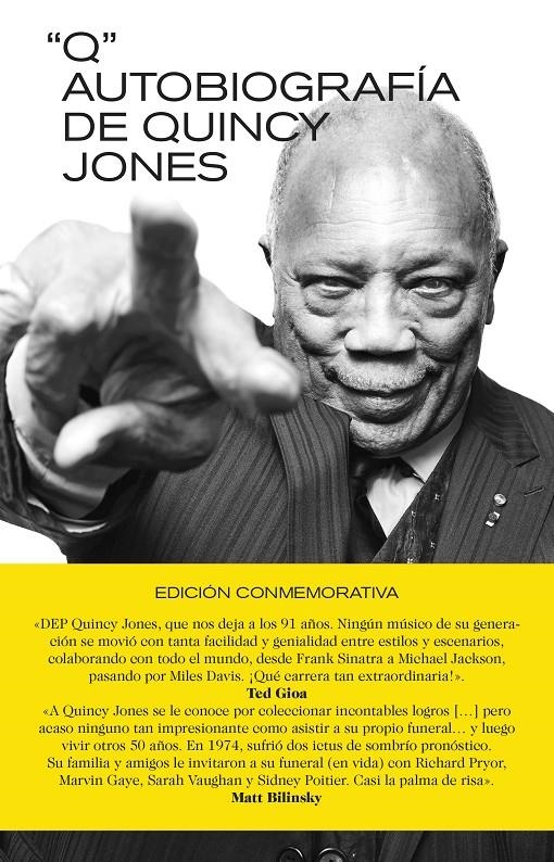 Q: Autobiografía de Quincy Jones. Edición conmemorativa | Jones, Quincy | Cooperativa autogestionària