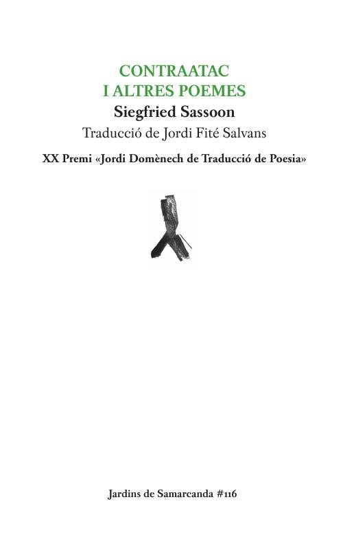 Contraatac i altres poemes | Sassoon, Siegrfried | Cooperativa autogestionària