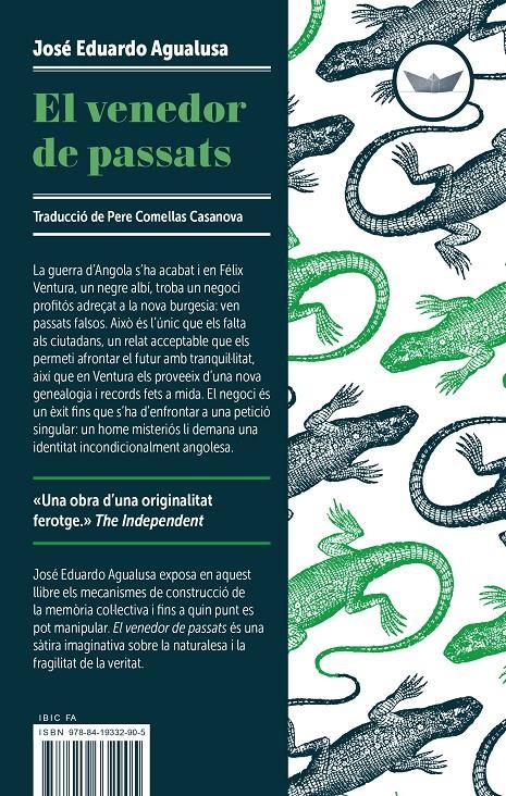 El venedor de passats | Agualusa, José Eduardo