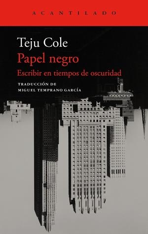 Papel negro | Cole, Teju | Cooperativa autogestionària