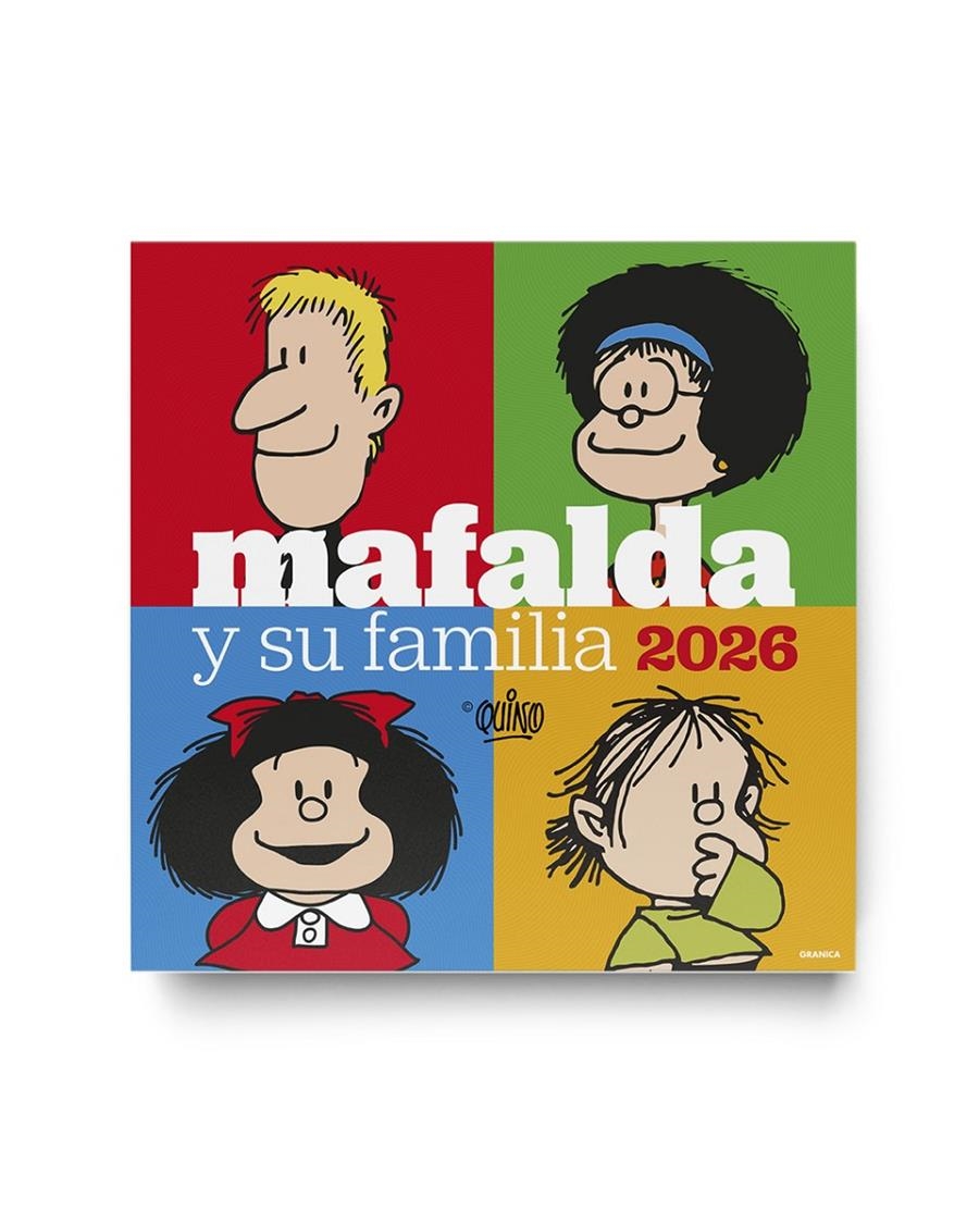 Mafalda 2026, Calendario de Pared Familia | Quino | Cooperativa autogestionària