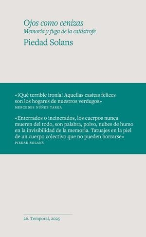 Ojos como cenizas | Solans, Piedad | Cooperativa autogestionària
