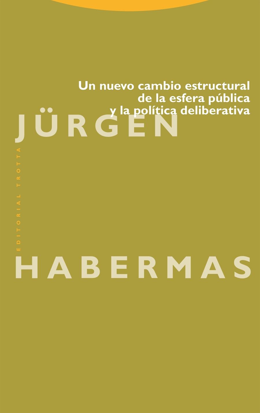 Un nuevo cambio estructural de la esfera pública y la política deliberativa | Habermas, Jürgen