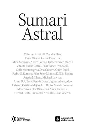 Sumari Astral | Varios autores | Cooperativa autogestionària