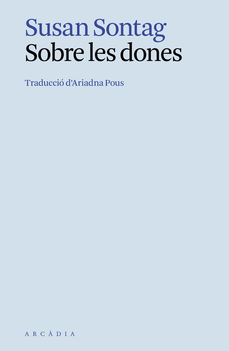 Sobre les dones | Sontag, Susan | Cooperativa autogestionària