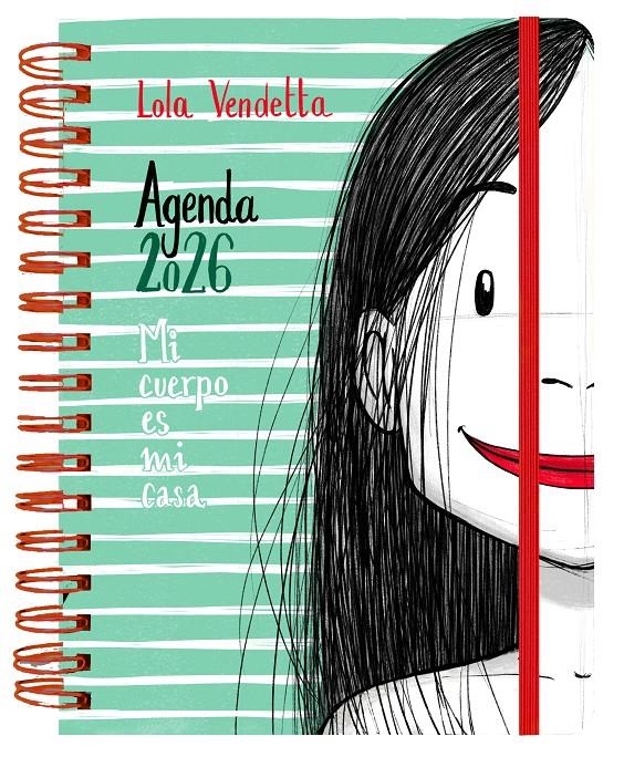 2026 Agenda anual semanal. Lola Vendetta | Riba Rossy, Raquel | Cooperativa autogestionària