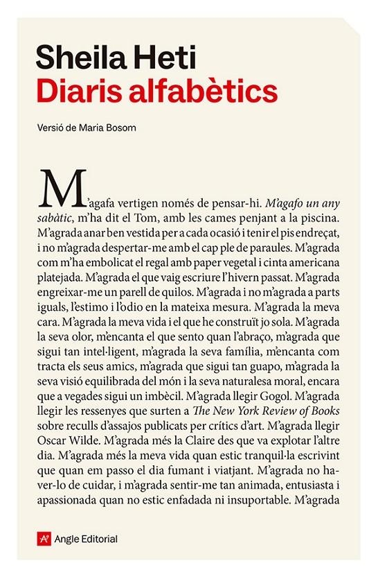 Diaris alfabètics | Heti, Sheila | Cooperativa autogestionària
