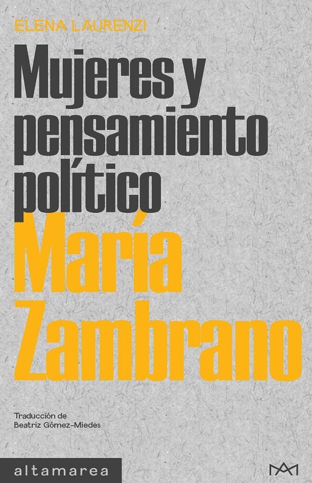 María Zambrano | Laurenzi, Elena