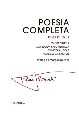Poesia completa | Bonet, Blai