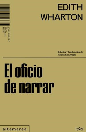 El oficio de narrar | Wharton, Edith | Cooperativa autogestionària