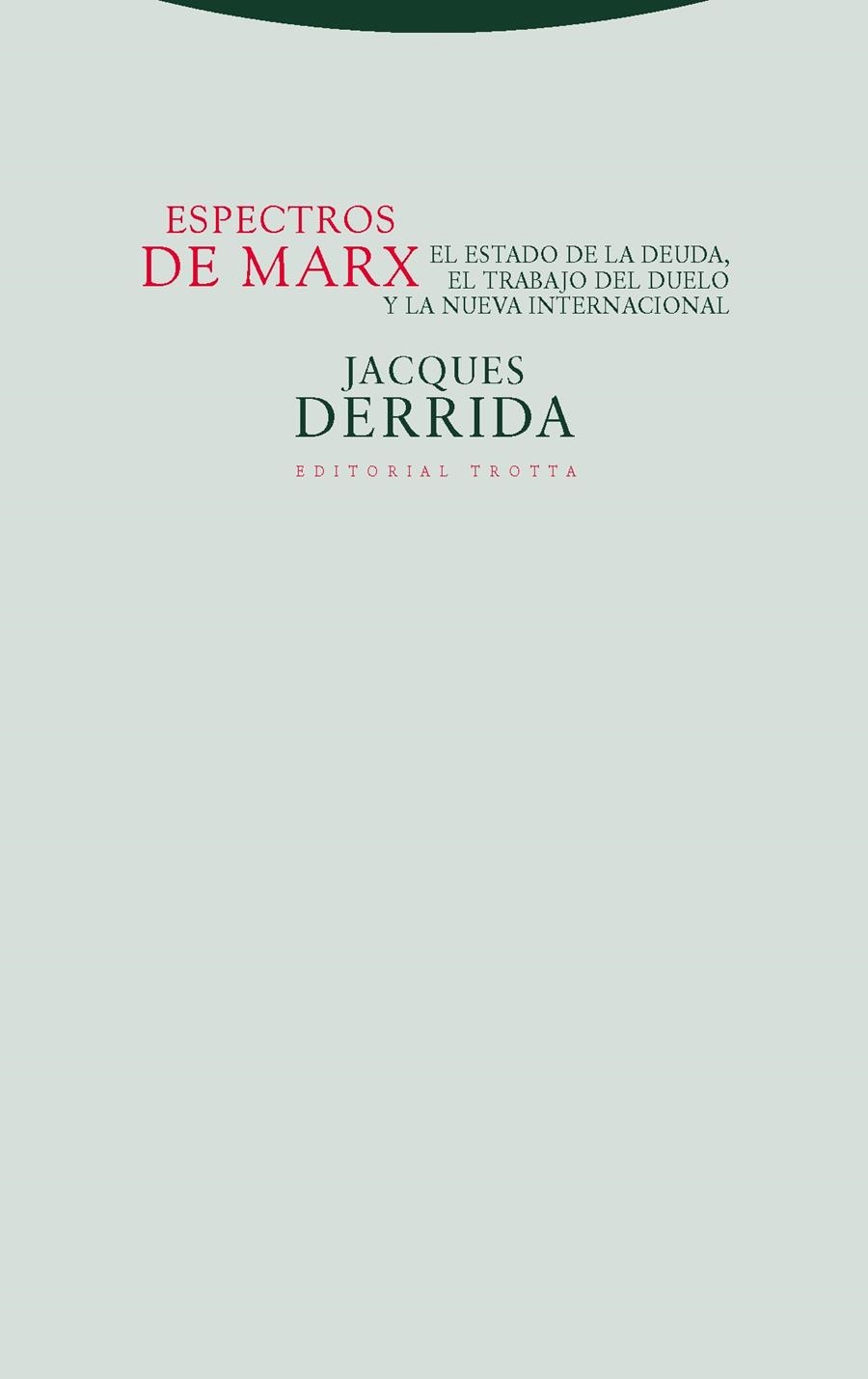 Espectros de Marx | Derrida, Jacques | Cooperativa autogestionària