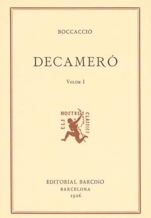Decameró. (Volum I) | Boccaccio, Giovanni | Cooperativa autogestionària