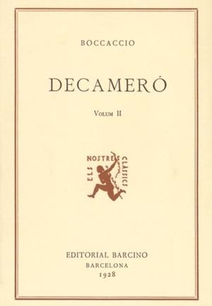 Decameró. (Volum 2) | Boccaccio, Giovanni | Cooperativa autogestionària