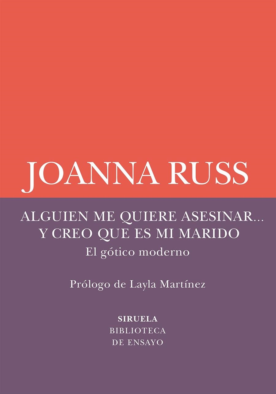 Alguien me quiere asesinar... y creo que es mi marido | Russ, Joanna | Cooperativa autogestionària