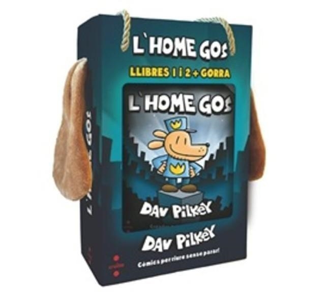 Lot L'Home Gos amb gorra: Llibres 1 i 2 | Pilkey, Dav